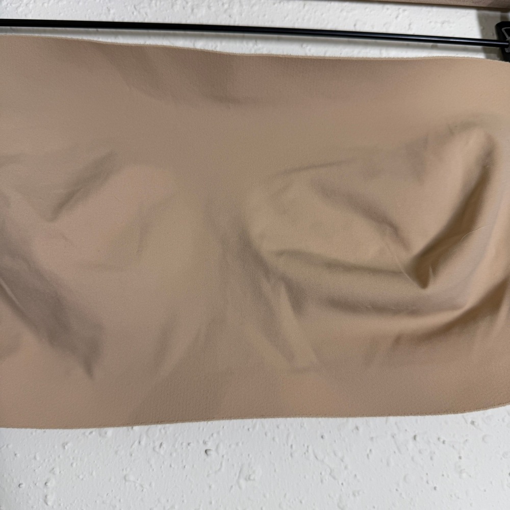 Aerie SMOOTHEZ Lightly Lined Bandeau Bralette Sand Nude Seamless Strapless Bra - Picture 6 of 11